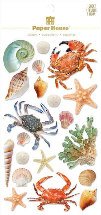 Sea Shells 3D Stickers