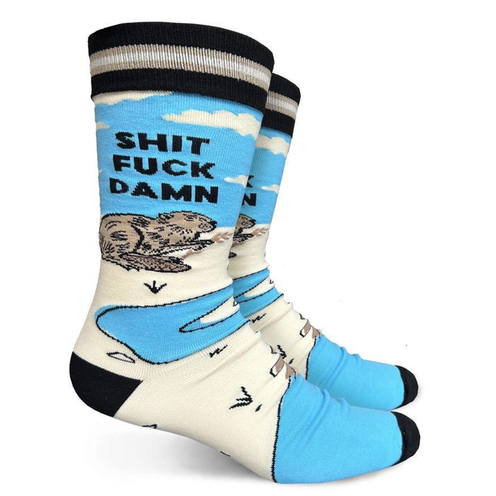Shit Fuck Damn Men's Socks