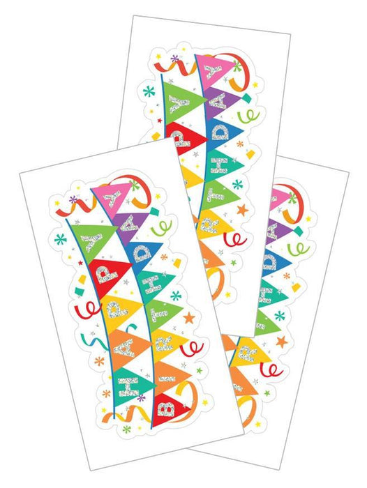 Happy Birthday Banners Stickers