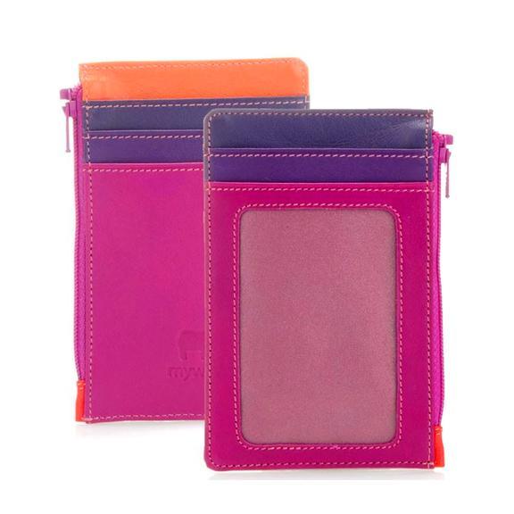 Credit Card Holder with Coin Purse - Sangria