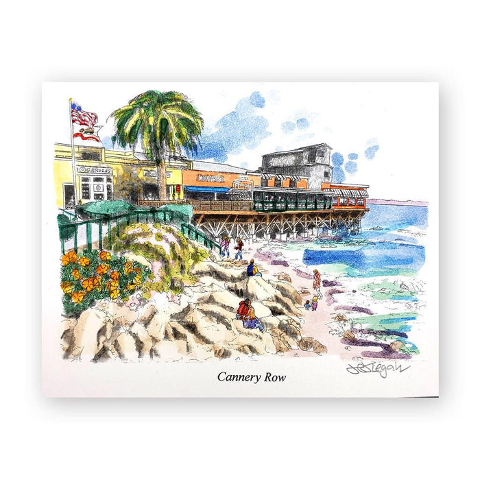 H.J. Legan Cannery Row Greeting Card