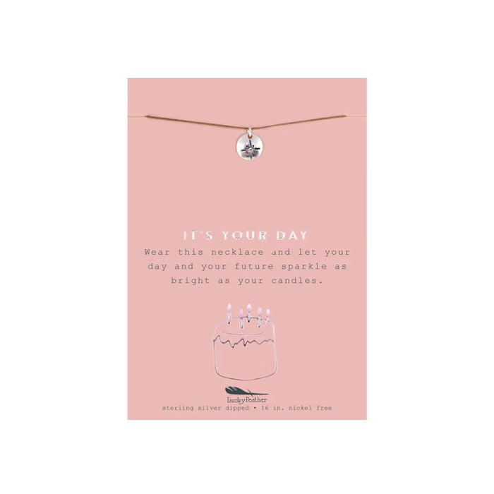 New Moon Silver It's Your Day Sparkle Necklace