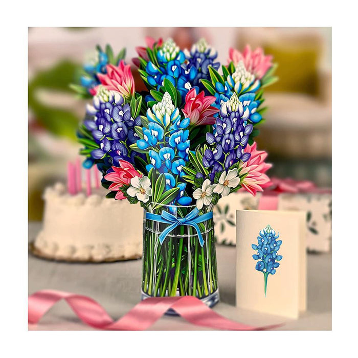 Pop-Up Bouquet - Blue Bonnets
