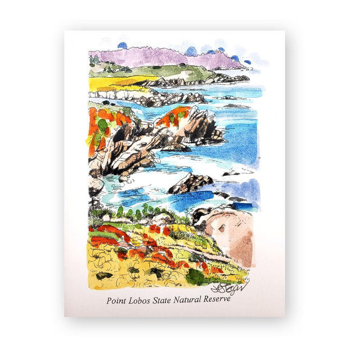 H.J. Legan Point Lobos Greeting Card