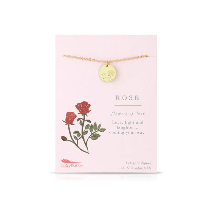Botanical Rose Necklace