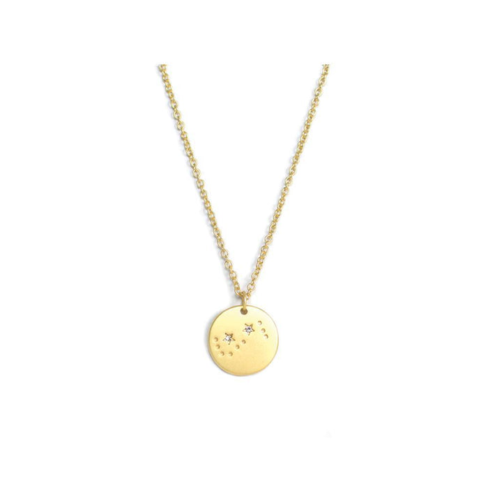 Zodiac Scorpio Gold Necklace