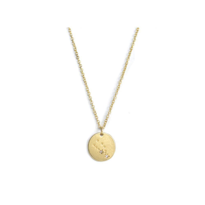 Zodiac Taurus Gold Necklace