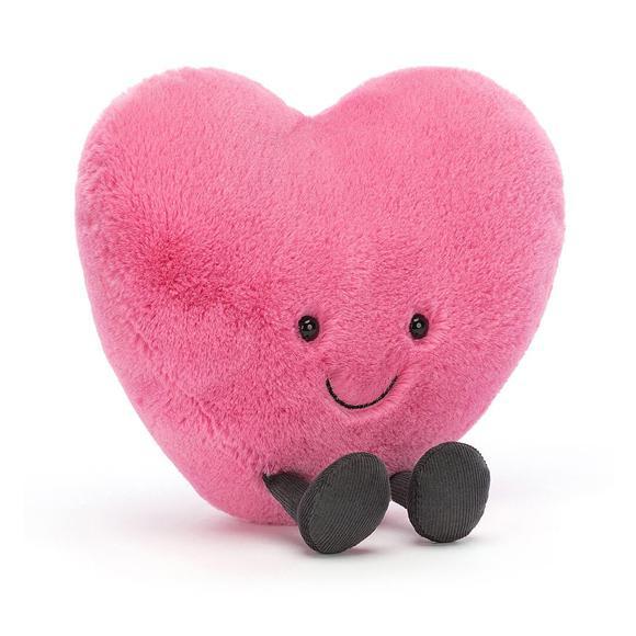 Amuseable Heart Hot Pink Large